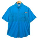 古着 コロンビア Columbia PFG ボタンダウン 半袖 フィッシングシャツ メンズXS相当 /eaa557867 【中古】 【250616】 【Elul...