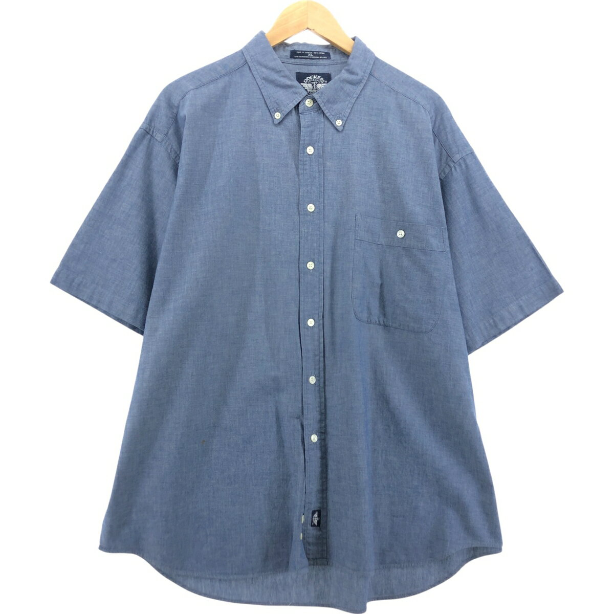古着 90'S リーバイス Levi's DOCKERS 半袖 ボタンダウンシャツ メンズXL相当 ヴィンテージ /eaa557891 【中古】 【250620】 【SS2603_10】