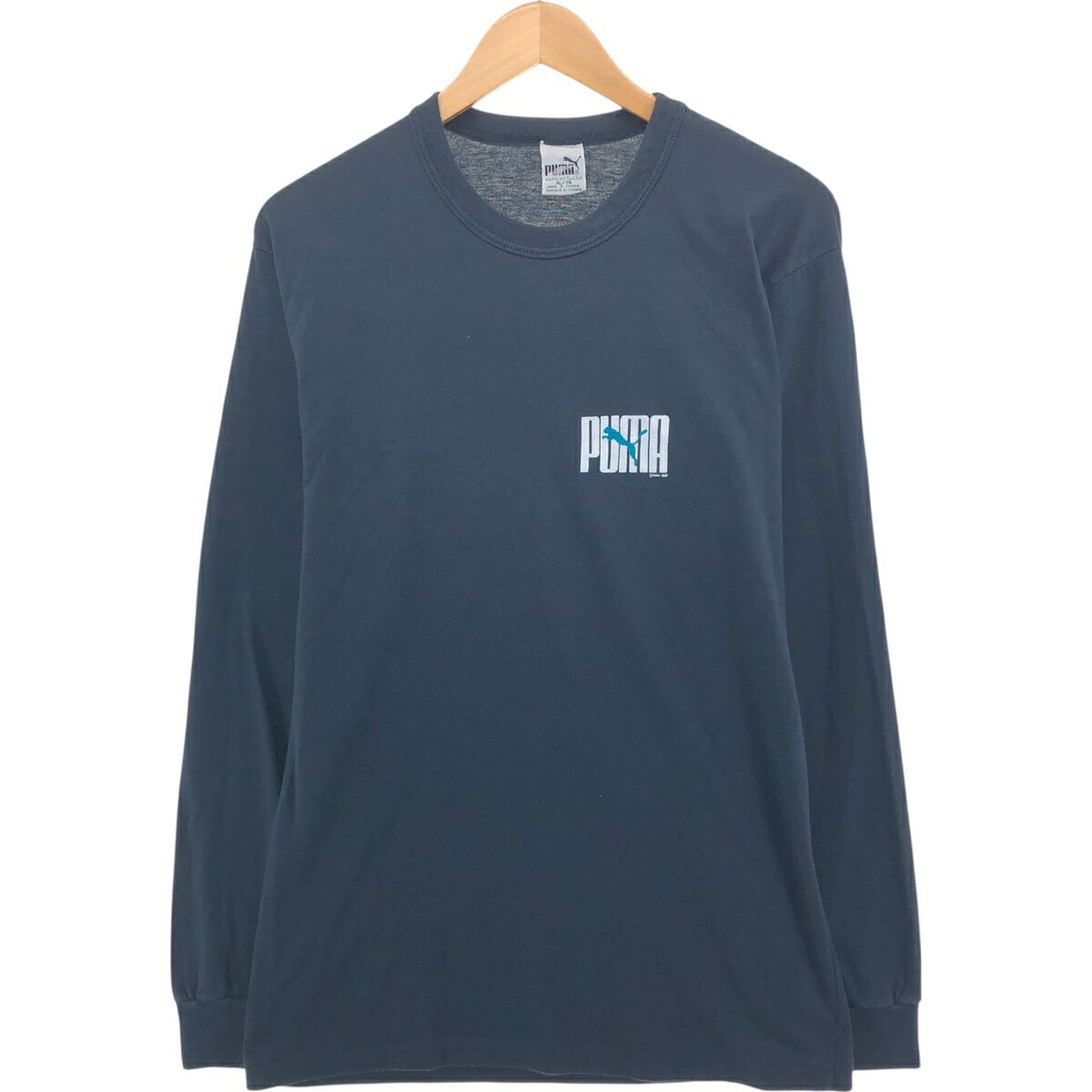 Other - 古着 80'S プーマ PUMA ロングTシャツ ロンT カナダ製 メンズXL相当 ヴィンテージ /eaa557944 【中古】 【250615】 【SS2603_30】 ブラック系 春夏秋