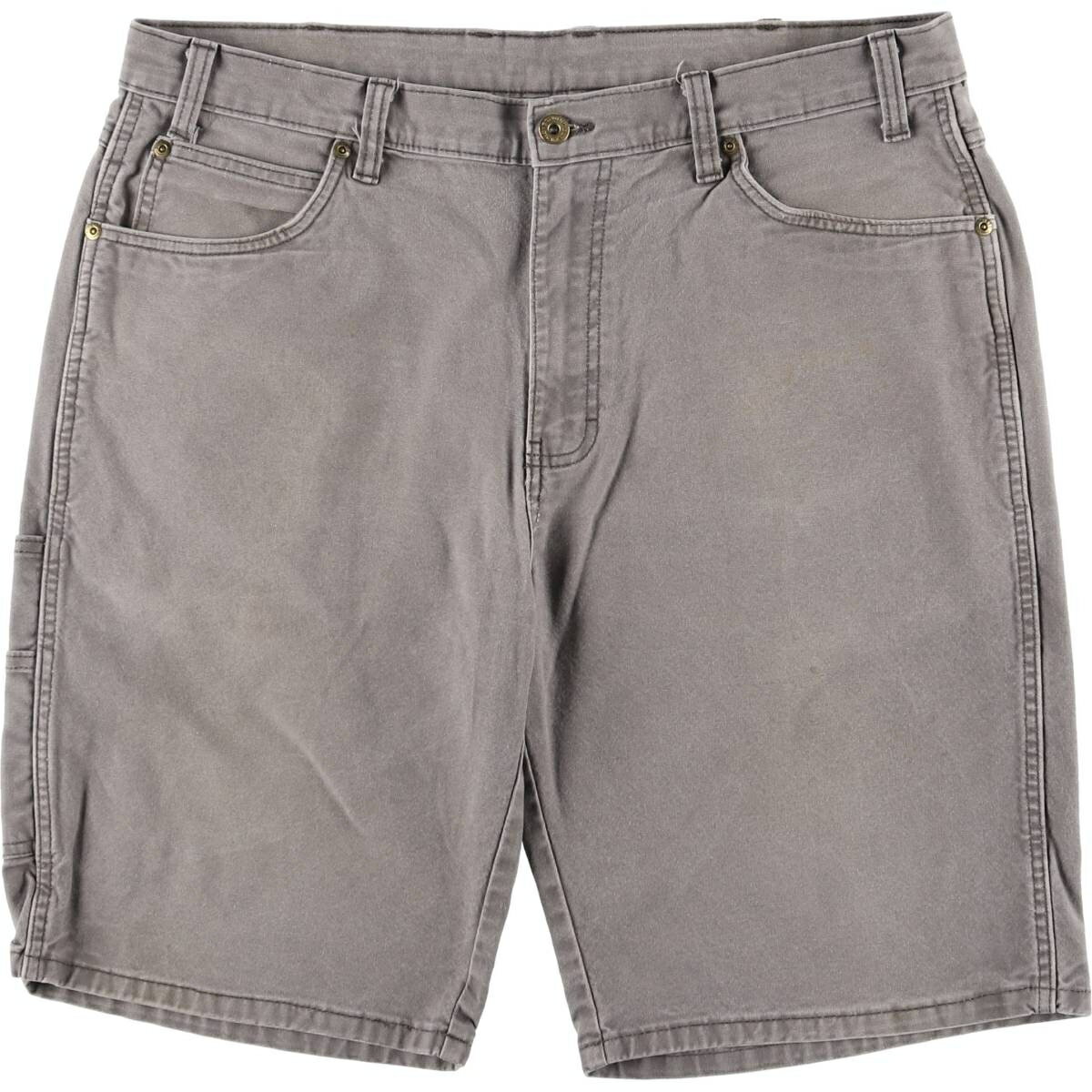 古着 ディッキーズ Dickies ダック地ペインターショーツ ハーフパンツ メンズw37相当 /eaa557972 【中古】 【250620】 【SS2603_30】 グレー系 春夏秋