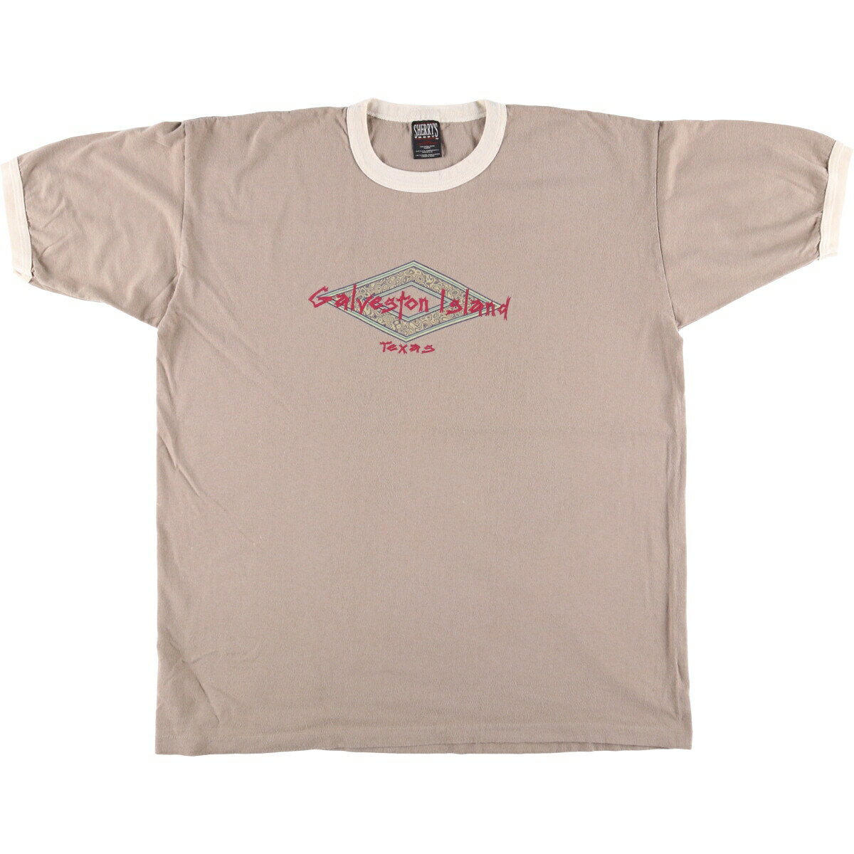 古着 90'S シェリーズ SHERRY'S リンガーTシャツ USA製 メンズXL相当 ヴィンテージ /eaa558016 【中古】 【250618】