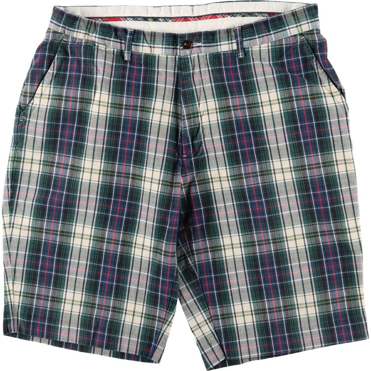 古着 ラルフローレン Ralph Lauren POLO by Ralph Lauren マドラスチェック コットンショーツ ハーフパンツ メンズw37相当 /eaa558085 【中古】 【250628】