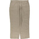古着 ドッカーズ DOCKERS PREMIUM FLAT FRONT RELAXED FIT ツータック リネンパンツ スラックス メンズw37相当 /eaa558159 【中古】 【250621】(4)