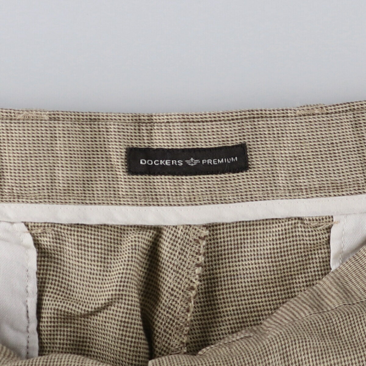 古着 ドッカーズ DOCKERS PREMIUM FLAT FRONT RELAXED FIT ツータック リネンパンツ スラックス メンズw37相当 /eaa558159 【中古】 【250621】