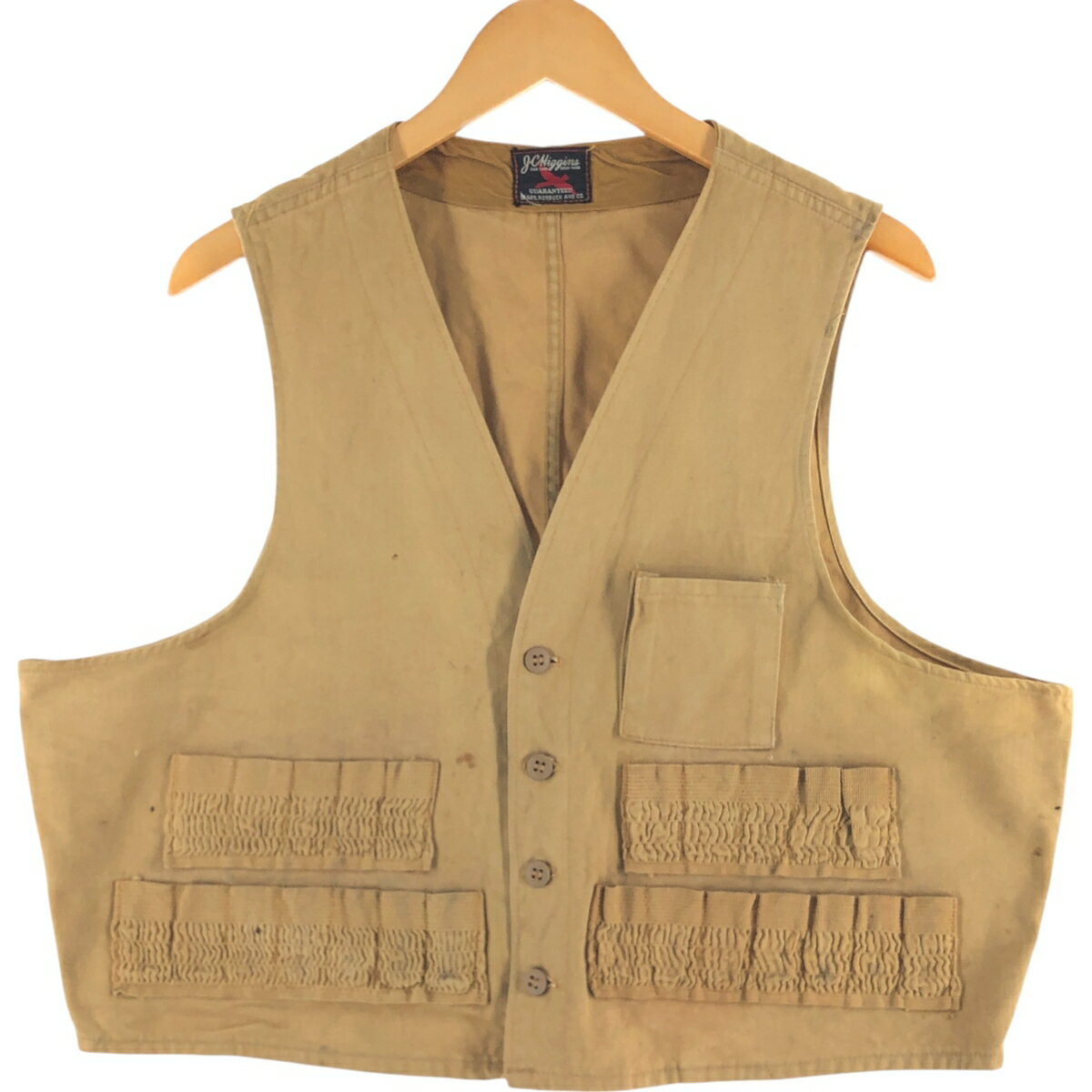 古着 50~60'S シアーズ Sears JC HIGGINS ヒギンズ ハンティングベスト メンズL相当 ヴィンテージ /eaa558294 【中古】 【250619】