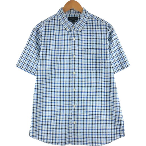 古着 バナナリパブリック BANANA REPUBLIC STANDARD FIT シアサッカー 半袖 ボタンダウン チェックシャツ メンズL相当 /eaa558333 【中古】 【250616】 古着 バナナリパブリック BANANA REPUBLIC STANDARD FIT シアサッカー 半袖 ボタンダウン チェックシャツ メンズL相当 /eaa558333 【中古】 【250616】