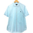古着 ラルフローレン Ralph Lauren 半袖 ボタンダウンシャツ レディースXL相当 /eaa558353 【中古】 【250620】 【ADEL/アデ...