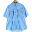 古着 コロンビア Columbia PFG BAHAMA ボタンダウン 半袖 フィッシングシャツ メンズL相当 /eaa558359 【中古】 【250616】...