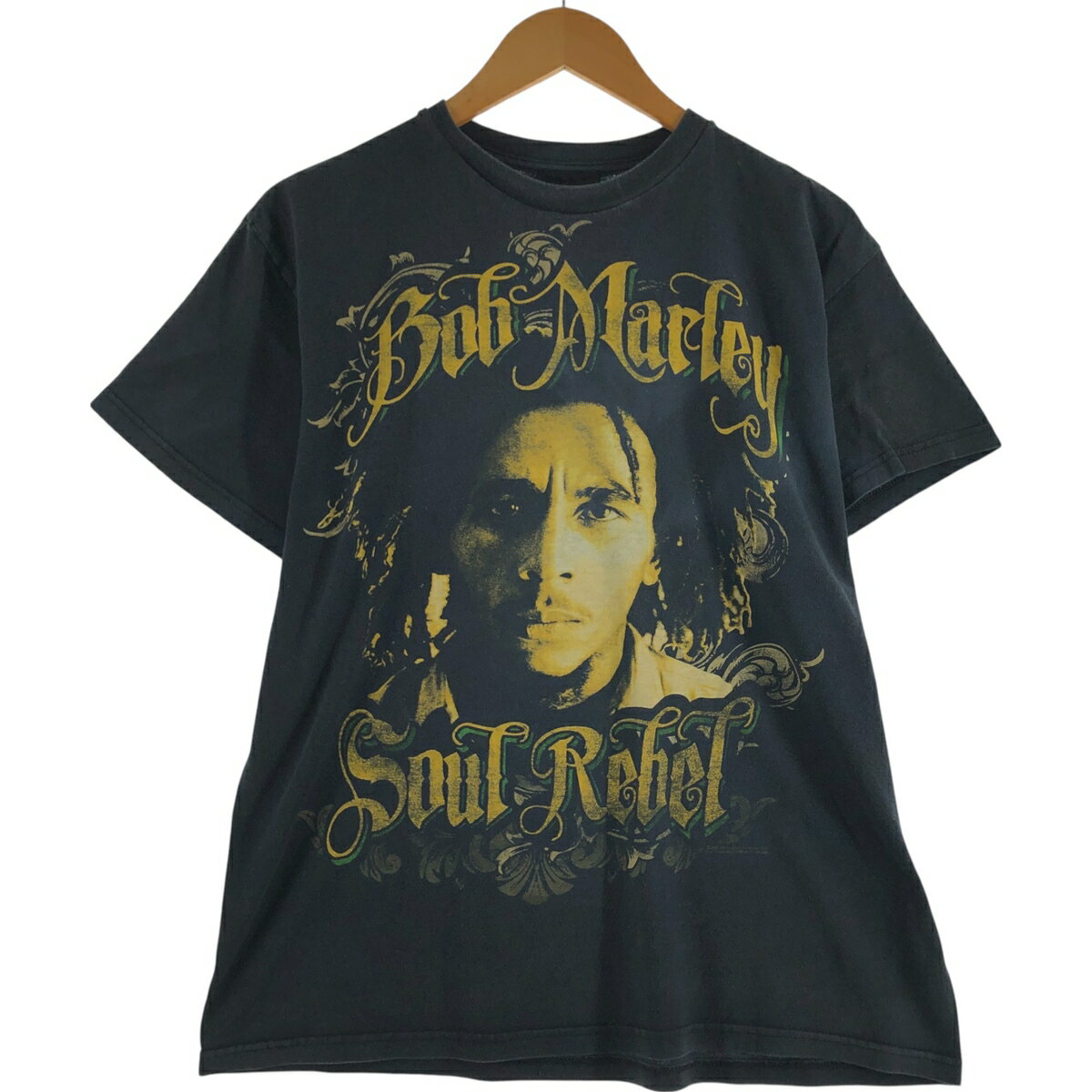 乐天商城 - 古着 00'S ザイオン ZION BOB MARLEY ボブマーリー バンドTシャツ バンT USA製 メンズL相当 /eaa558671 【中古】 【250630】 【SS2606_30