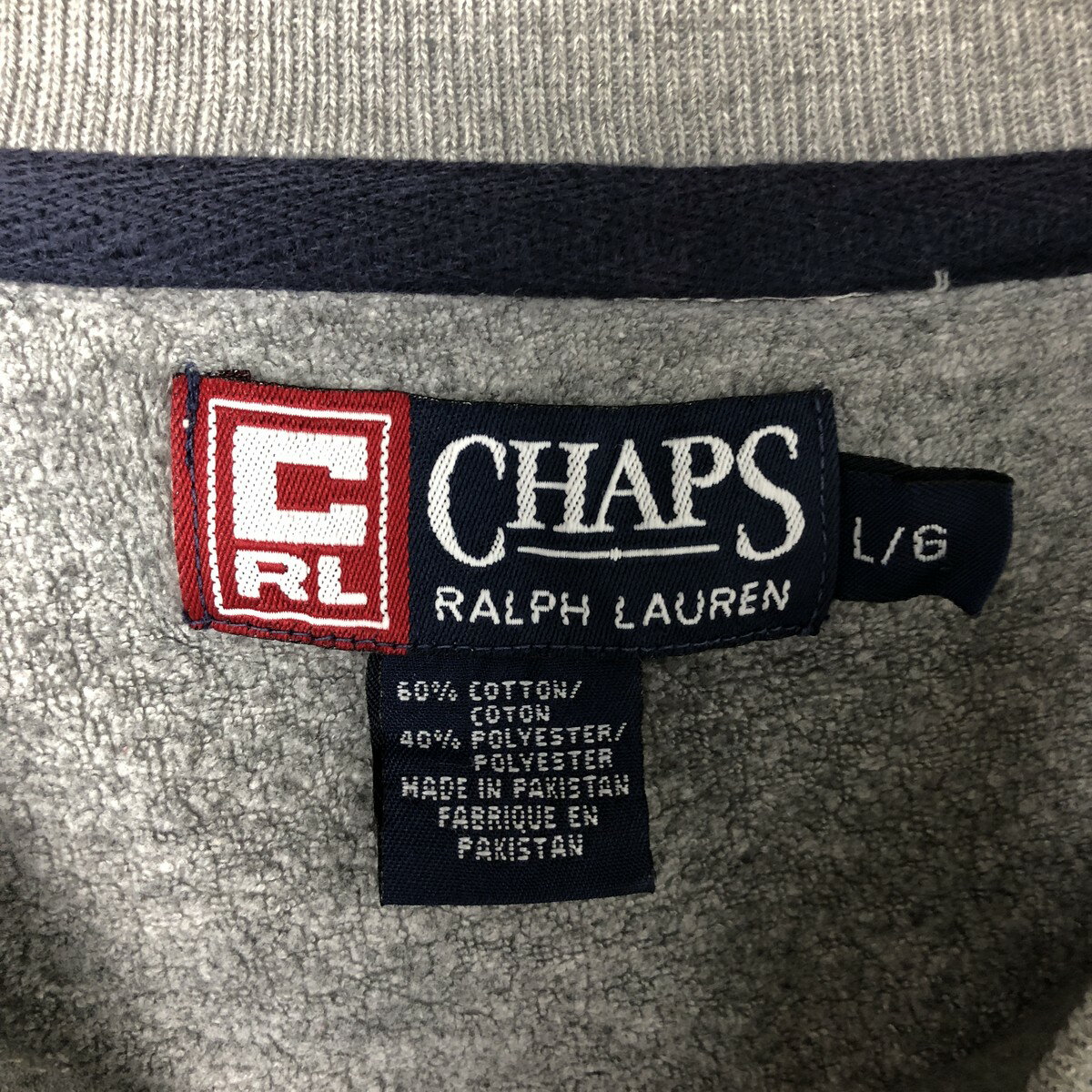 古着 90'S ラルフローレン Ralph Lauren CHAPS チャップス フリーススウェットシャツ トレーナー メンズL相当 ヴィンテージ /eaa558708 【中古】 【251011】 【SS2603_10】