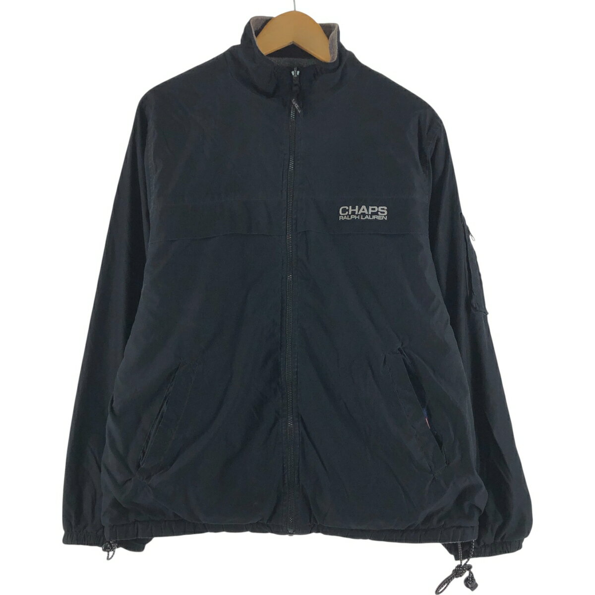 古着 ラルフローレン Ralph Lauren CHAPS チャップス バックロゴ リバーシブル フリース×ウインドブレーカー メンズM相当 /eaa558787   