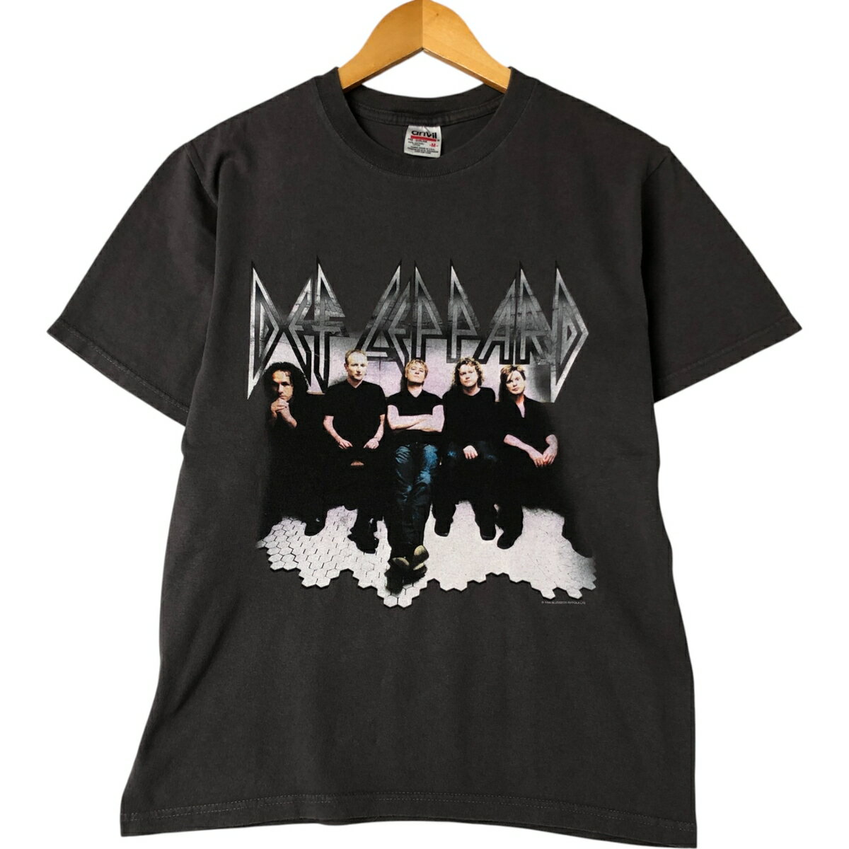 古着 アンビル Anvil DEF LEPPARD デフレパード バンドTシャツ バンT USA製 メンズM相当 /eaa558848 【中古】 【250622】