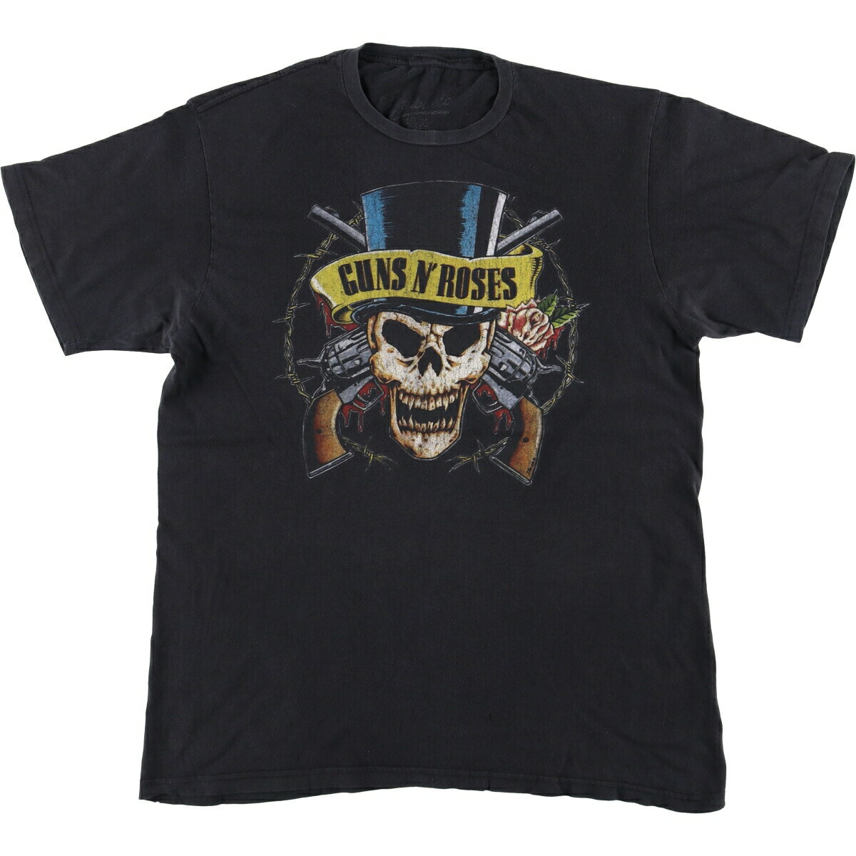 古着 ブラバド BRAVADO GUNS N' ROSES ガンズアンドローゼズ ドクロ柄 スカル柄 バンドTシャツ バンT メンズM相当 /eaa558944 【中古】 【250620】(4)