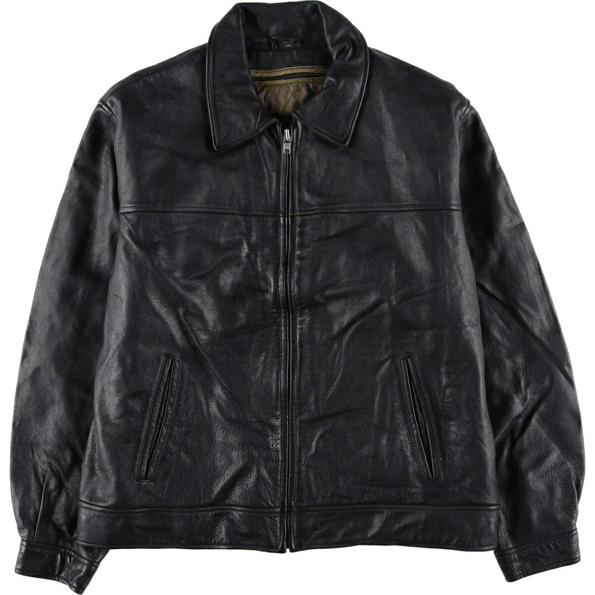 90s トミーヒルフィガー シープスキン レザー 羊革 スウィングトップ 本革 90s トミーヒルフィガー シープスキン レザー 羊革 スウィングトップ