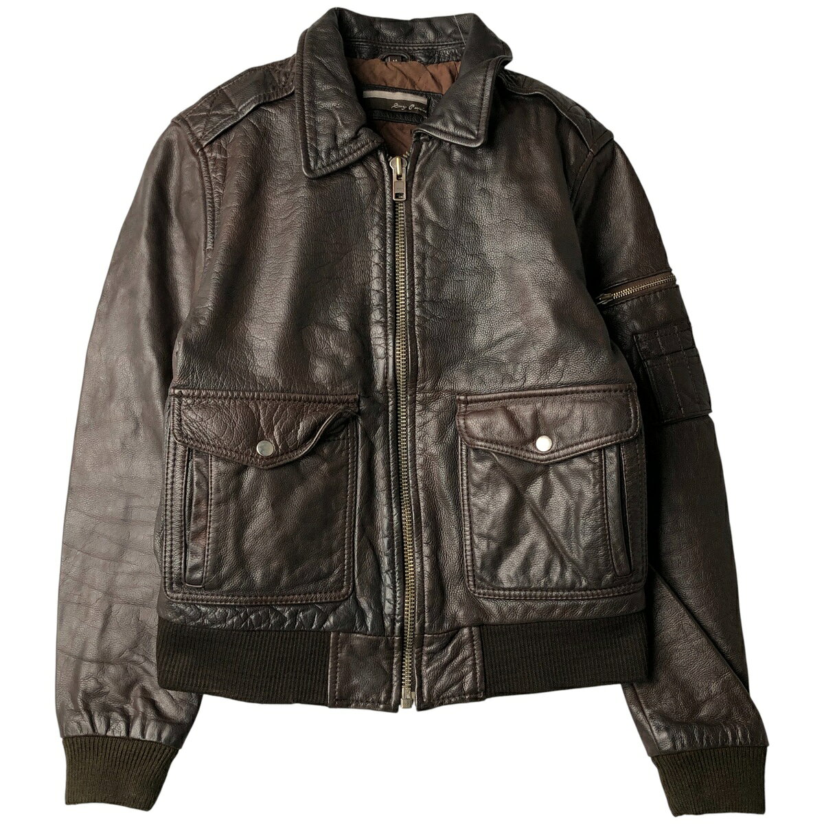 古着 Serge Pariente レザーフライトジャケット メンズM相当 /eaa559078 【中古】 【260115】 【NH-2508】