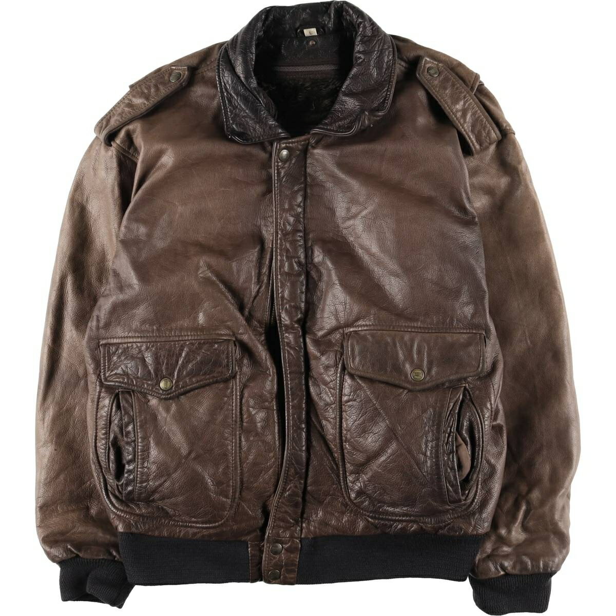 REDSKINS レザージャケット　白　Mサイズ REDSKINS 1984 All White Leather Jacket . Good Condition 100% Real