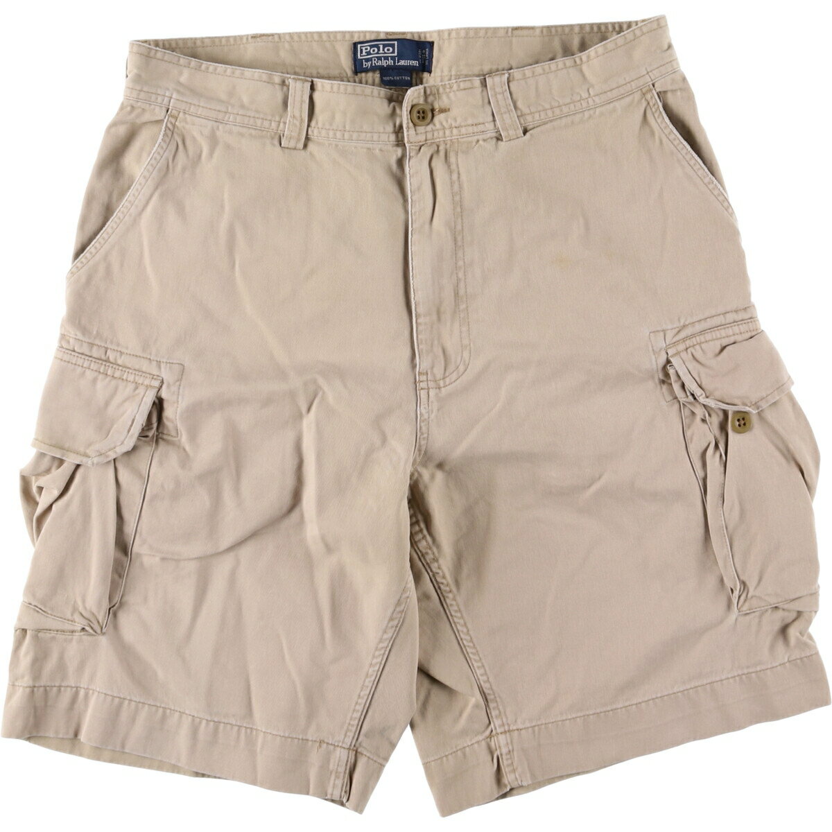 古着 ラルフローレン Ralph Lauren POLO by Ralph Lauren カーゴショーツ ショートパンツ メンズw34相当 /eaa559144 【中古】 【250628】 【SS2603_10】 ベージュ系 春夏秋
