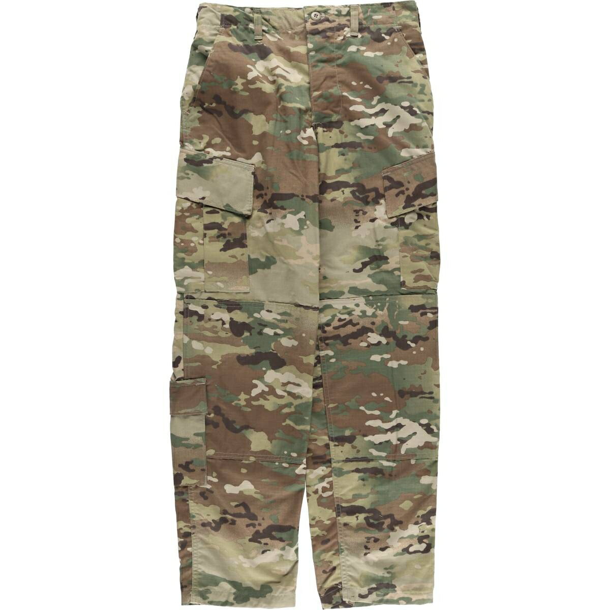 古着 米軍実品 迷彩柄 マルチカムカモ リップストップ ミリタリー カーゴパンツ コンバットパンツ USA製 SMALL-REGULAR メンズw33相当 /eaa559166 【中古】 【250711】