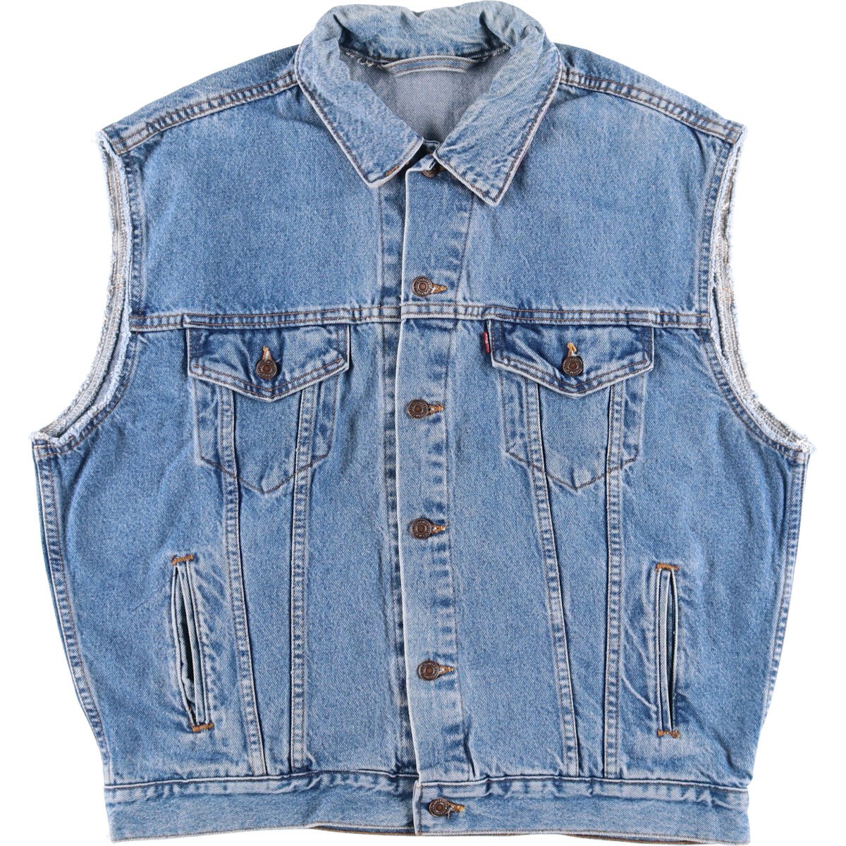 古着 90'S リーバイス Levi's 70699 カットオフ デニムベスト USA製 メンズM相当 ヴィンテージ /eaa559286 【中古】 【250627】 【SS2603_10】