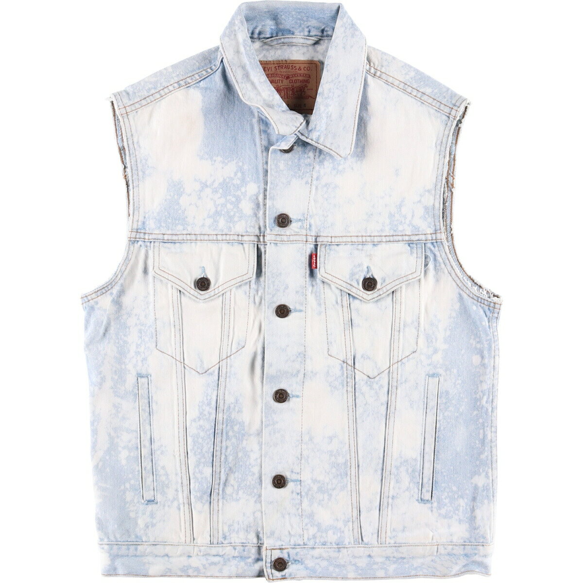 古着 リーバイス Levi's 70503-02 ユーロモデル カットオフ デニムベスト メンズS相当 /eaa559291 【中古】 【250627】 【SS2603_30】