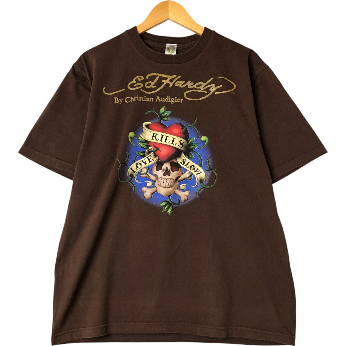樂天商城 - 古着 Ed Hardy Ed Hardy エドハーディー プリントTシャツ メンズL相当 /eaa559331 【中古】 【250623】 【SS2603_50】
