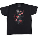 古着 NARUTO SHIPPUDEN ナルト疾風伝 うちはイタチ アニメ キャラクタープリントTシャツ メンズXL相当 /eaa559350 【中古】 【250623】