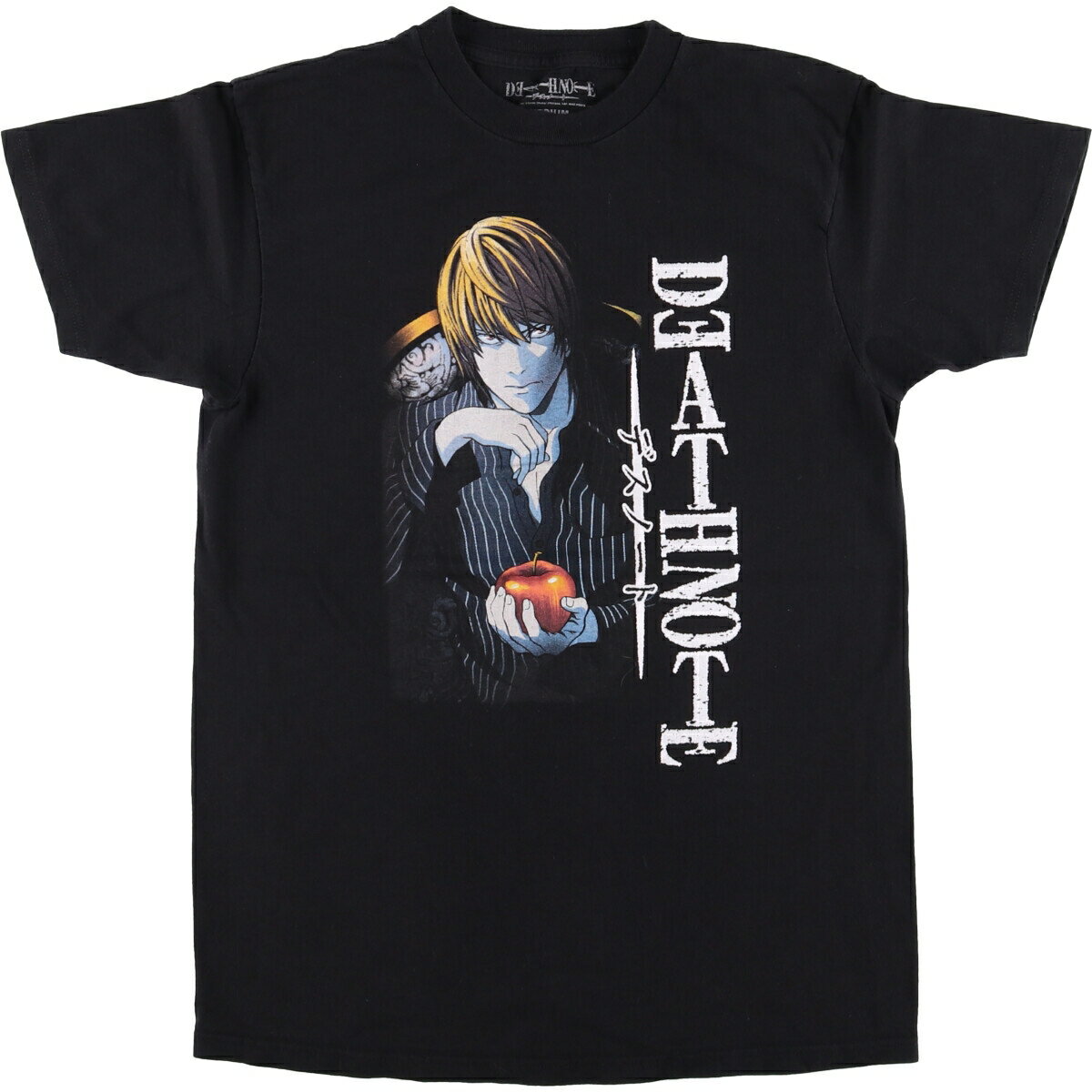 古着 DEATH NOTE デスノート アニメ キャラクタープリントTシャツ メンズM相当 /eaa559352 【中古】 【..