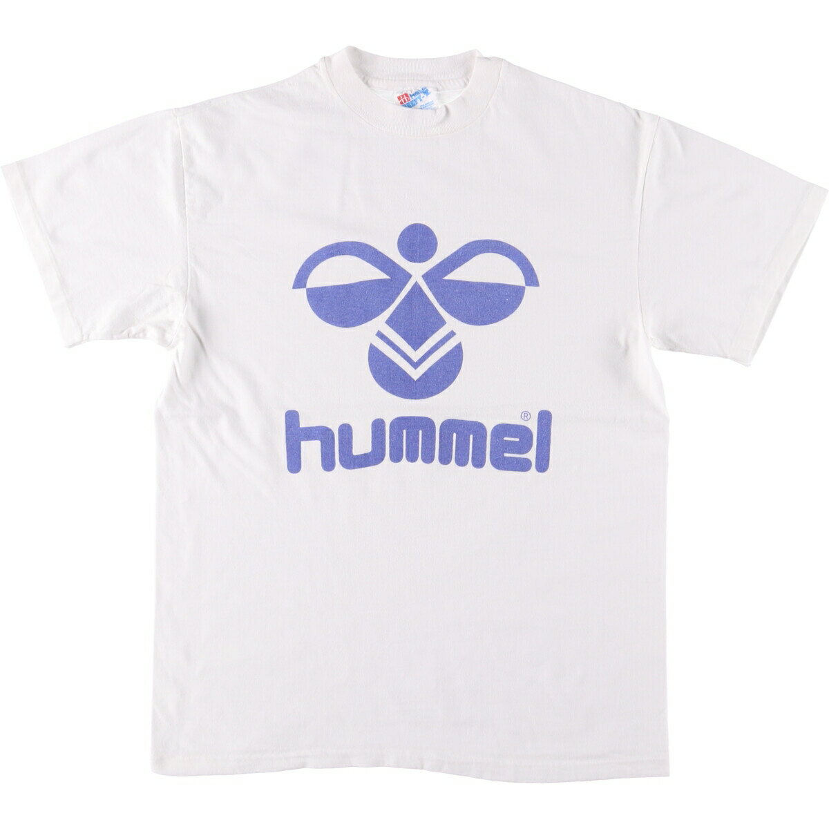 Rakuten - 古着 90'S ヘインズ Hanes HUMMEL ヒュンメル ロゴプリントTシャツ USA製 メンズM相当 ヴィンテージ /eaa559440 【中古】 【250621】 【SS2603_10】