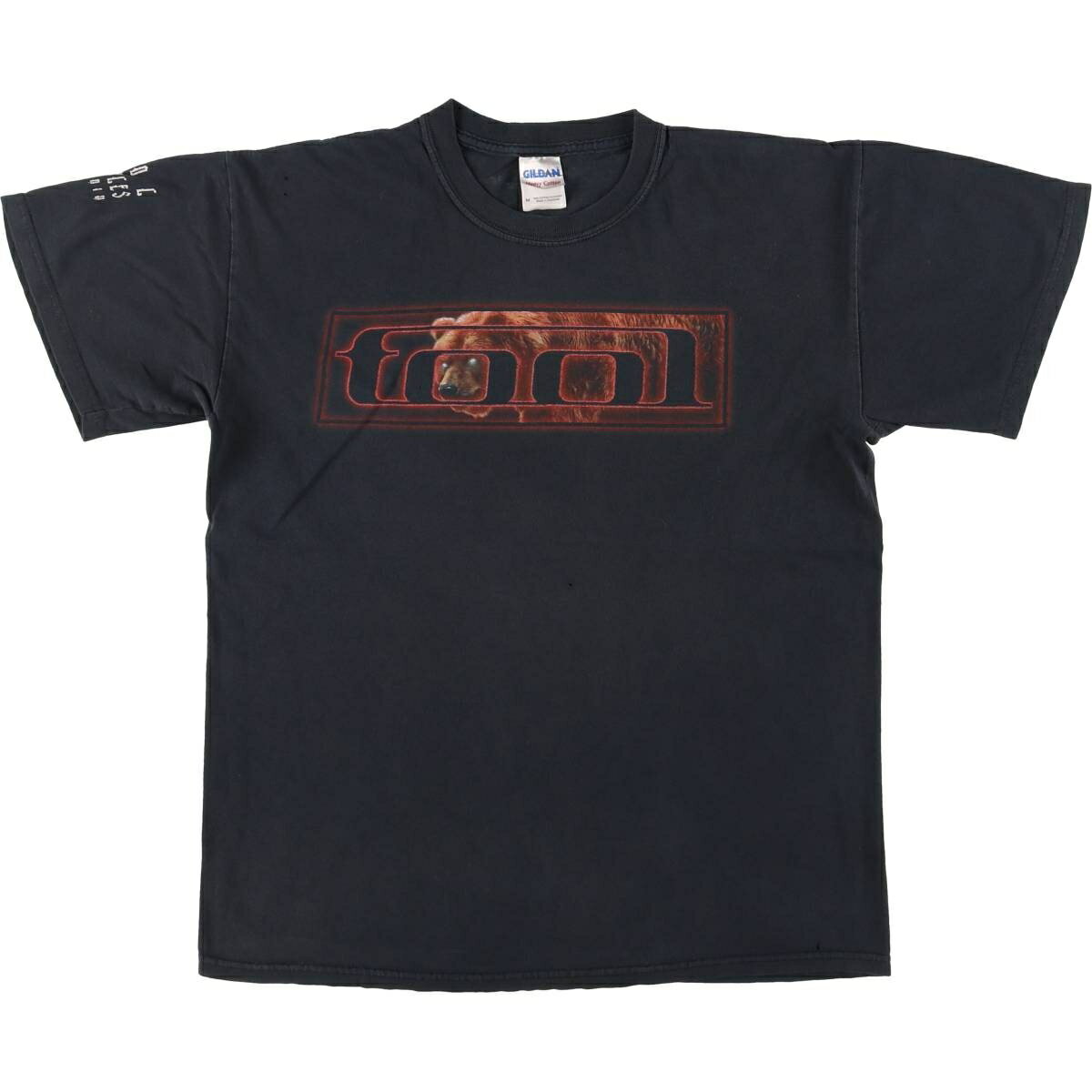 古着 ギルダン GILDAN TOOL トゥール バンドTシャツ バンT メンズM相当 /eaa559494 【中古】 【250624】 【SS2603_10】 ブラック系 春夏秋