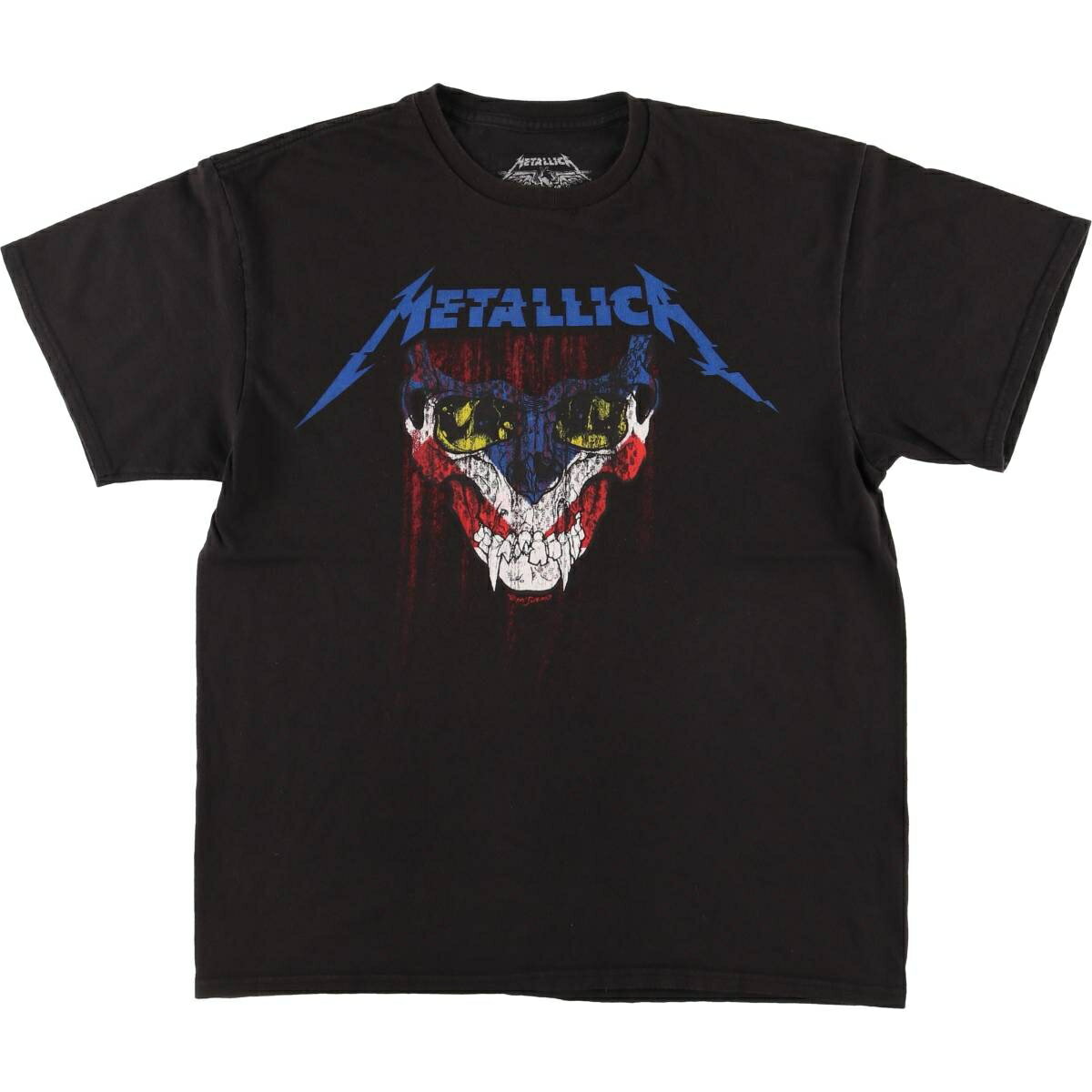古着 METALLICA メタリカ ドクロ柄 スカル柄 バンドTシャツ バンT メンズL相当 /eaa559534 【中古】 【250620】