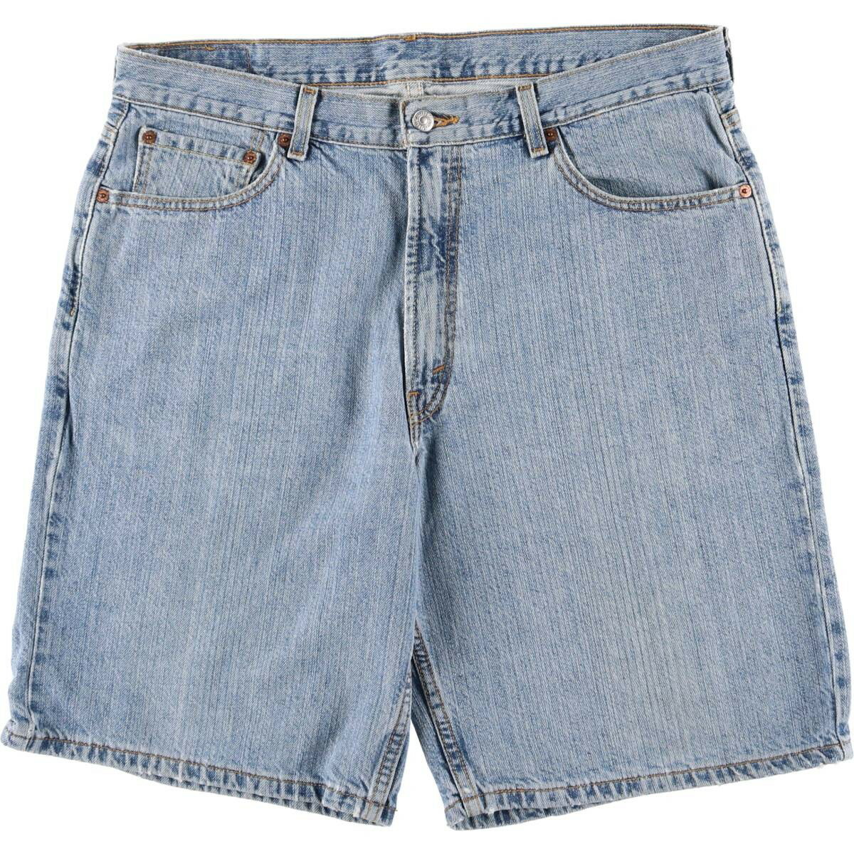 古着 リーバイス Levi's 550 RELAXED FIT デニムショーツ ハーフパンツ メンズw39相当 /eaa559970 【中古】 【250627】 【SS2603_30】 ブルー系 春夏秋