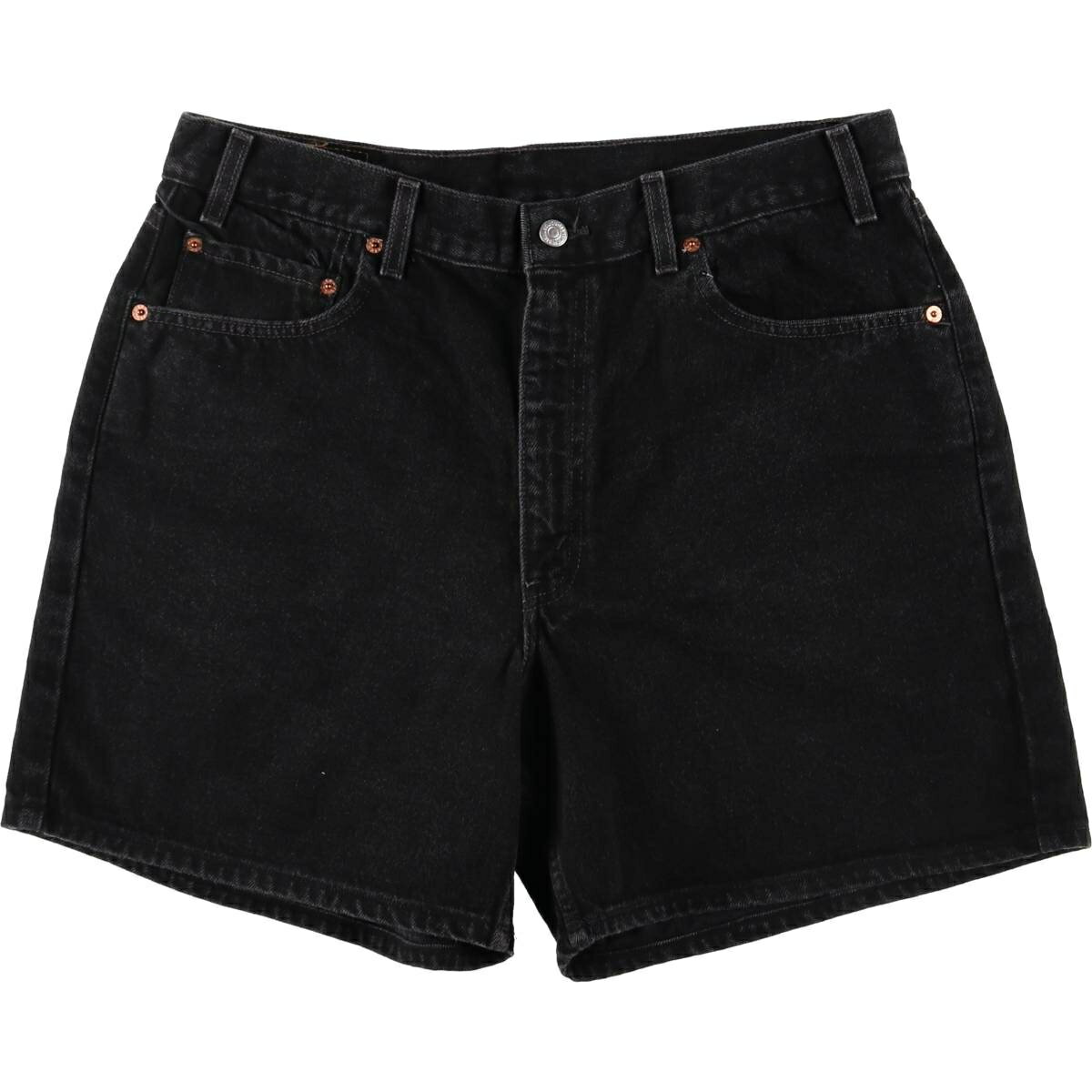 古着 00'S リーバイス Levi's 550 RELAXED FIT ブラック デニムショーツ ショートパンツ メンズw37相当 /eaa559985 【中古】 【250627】 【SS2603_30】
