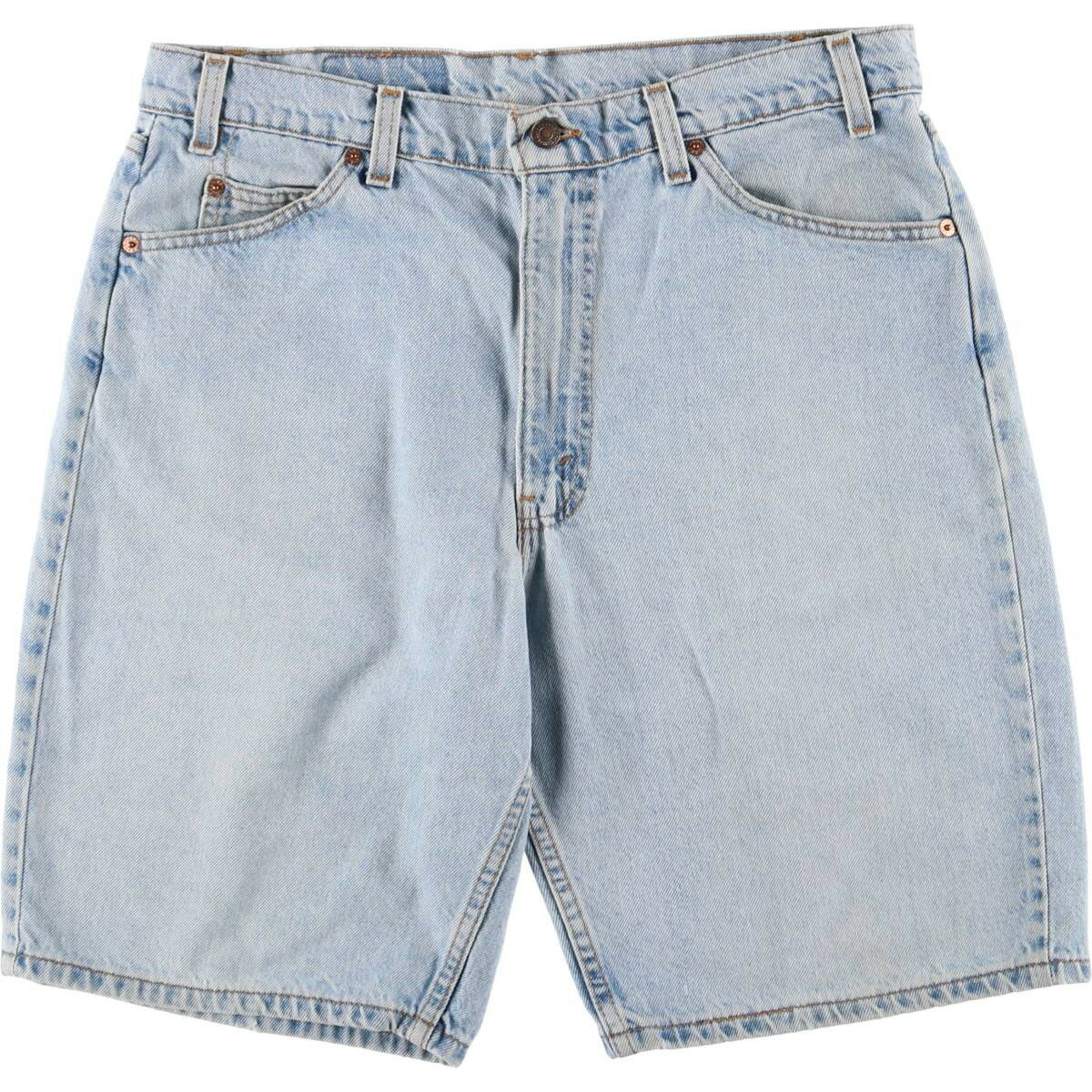 古着 90'S リーバイス Levi's 550 RELAXED FIT デニムショーツ ハーフパンツ USA製 メンズw36相当 ヴィンテージ /eaa559997 【中古】 【250628】 【SS2603_10】