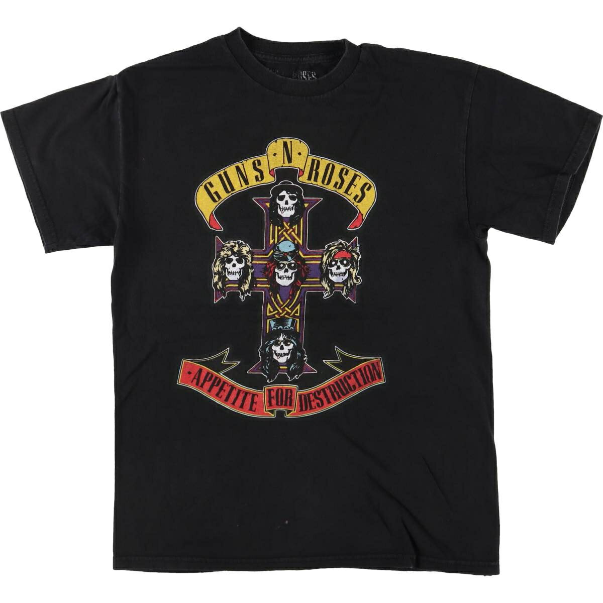樂天商城 - 古着 GUNS N' ROSES ガンズアンドローゼズ ドクロ柄 スカル柄 バンドTシャツ バンT メンズM相当 /eaa560067 【中古】 【250628】 【SS2606_30