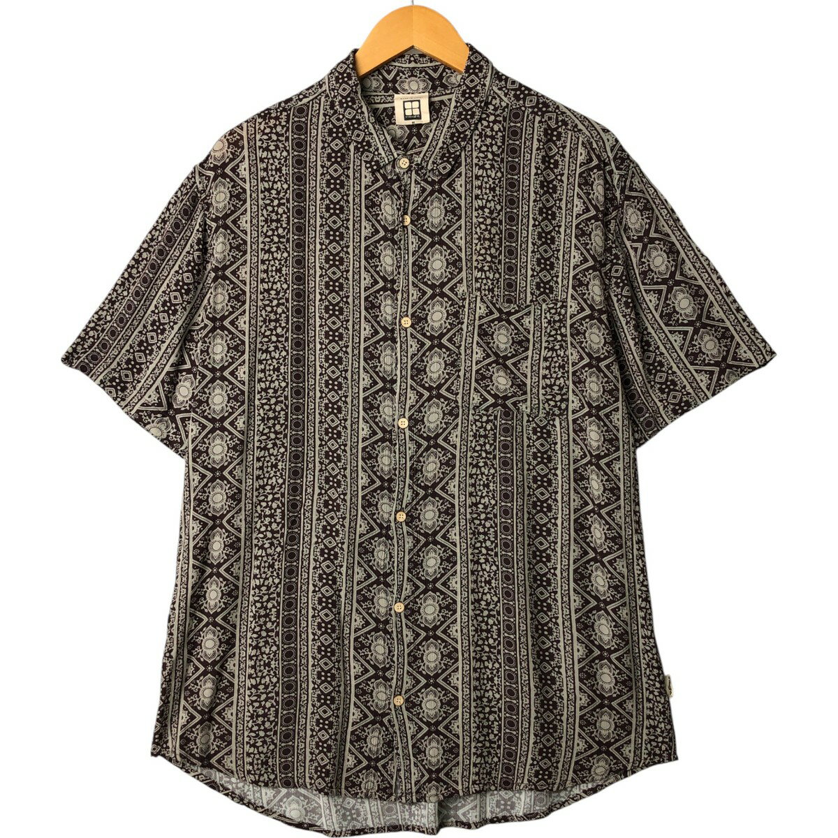 古着 insight 総柄 半袖 レーヨンシャツ メンズM相当 /eaa560176 【中古】 【250628】