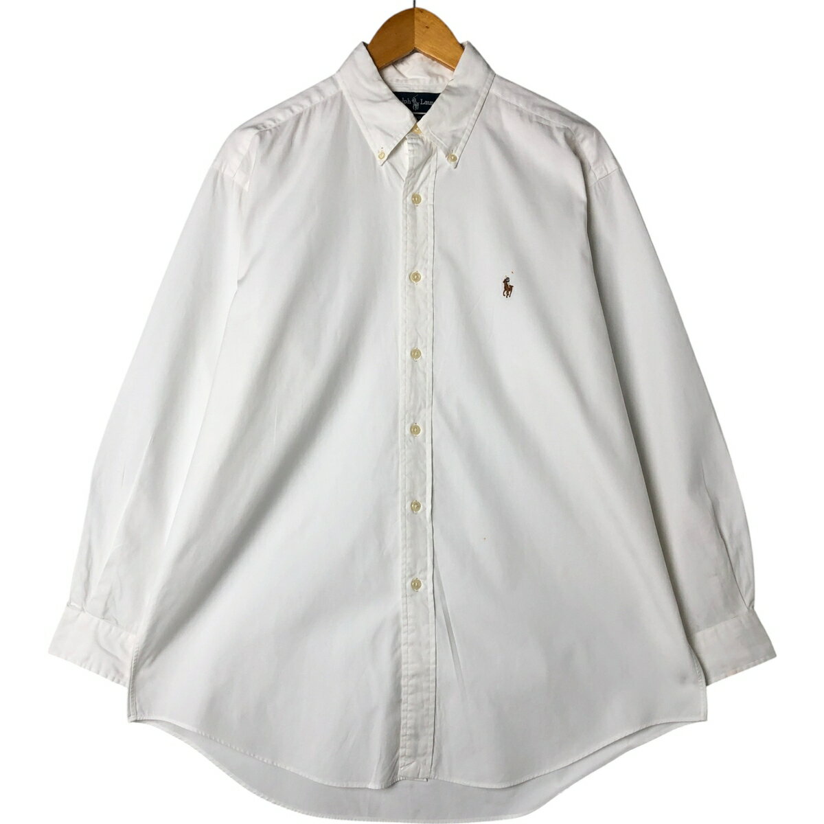 Rakuten - 古着 ラルフローレン Ralph Lauren YARMOUTH 長袖 ボタンダウンシャツ メンズL相当 /eaa560285 【中古】 【250623】 【SS2603_10】