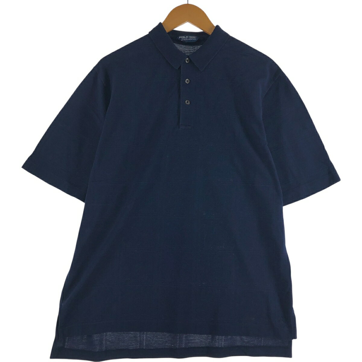 古着 ラルフローレン Ralph Lauren POLO GOLF ポロゴルフ 半袖 ポロシャツ メンズM相当 /eaa560371 【中古】 【250622】 ネイビー系 春夏秋