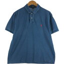 古着 ラルフローレン Ralph Lauren POLO RALPH LAUREN CUSTOM SLIM FIT 半袖 ポロシャツ メンズXL相当 /eaa560376 【中古】 【250622】