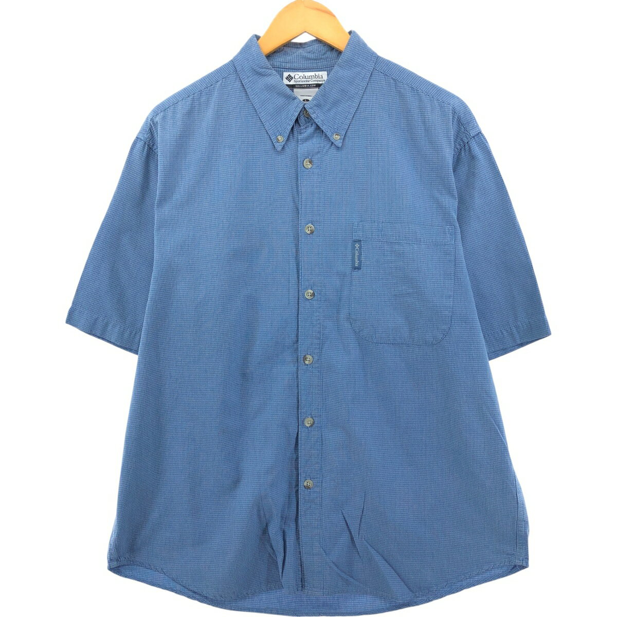 古着 コロンビア Columbia SPORTSWEAR COMPANY 半袖 ボタンダウン チェックシャツ メンズL相当 /eaa560407 【中古】 【250621】 【SS26..