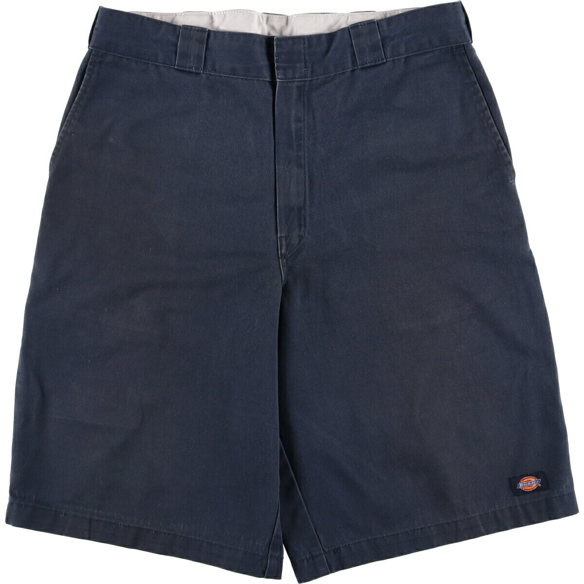 古着 ディッキーズ Dickies ワークショーツ ハーフパンツ メンズw35相当 /eaa560562 【中古】 【250629】 【SS2603_30】 ネイビー系 春夏秋