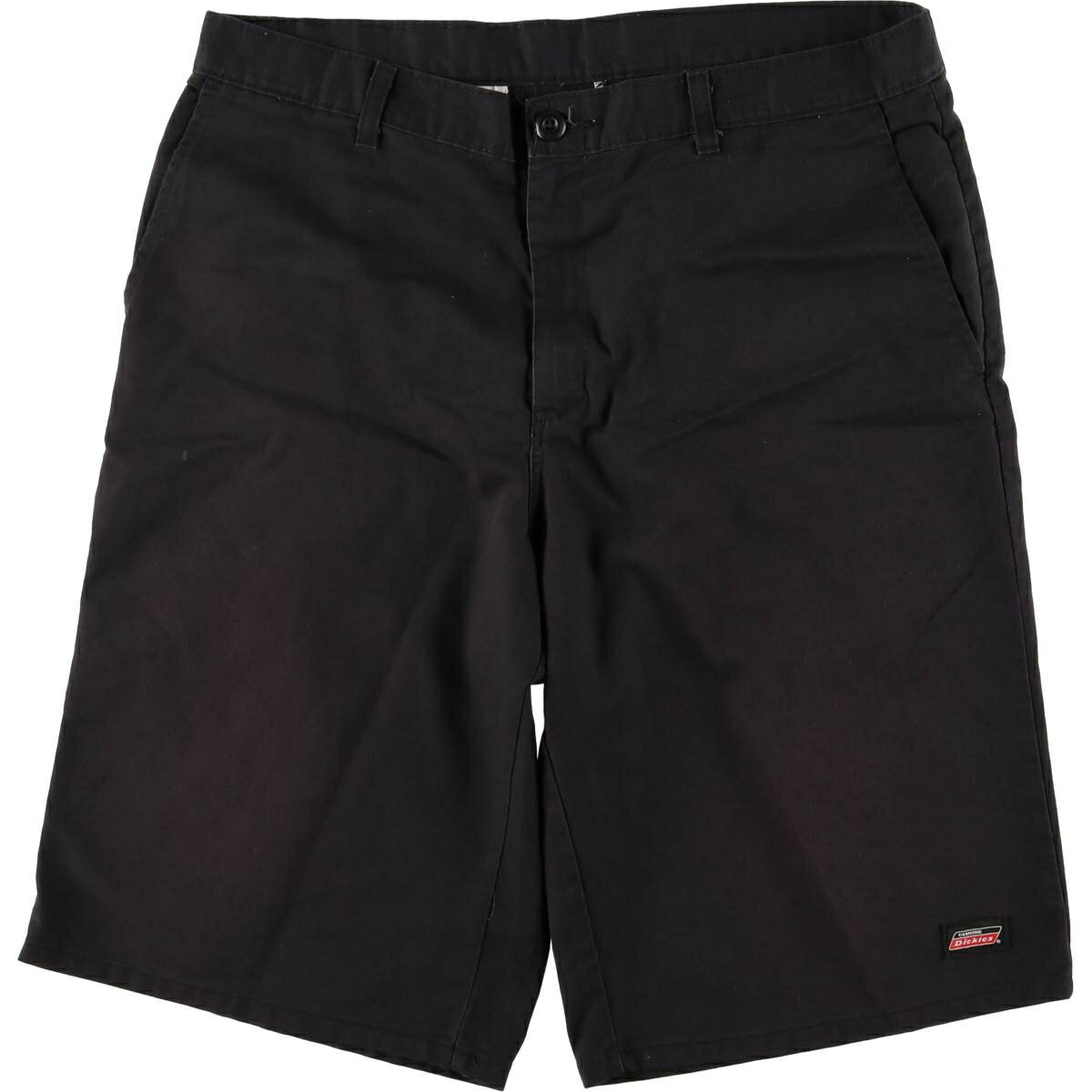古着 ディッキーズ Dickies ワークショーツ ハーフパンツ メンズw37相当 /eaa560565 【中古】 【250622】 【SS2603_30】 ブラック系 春夏秋