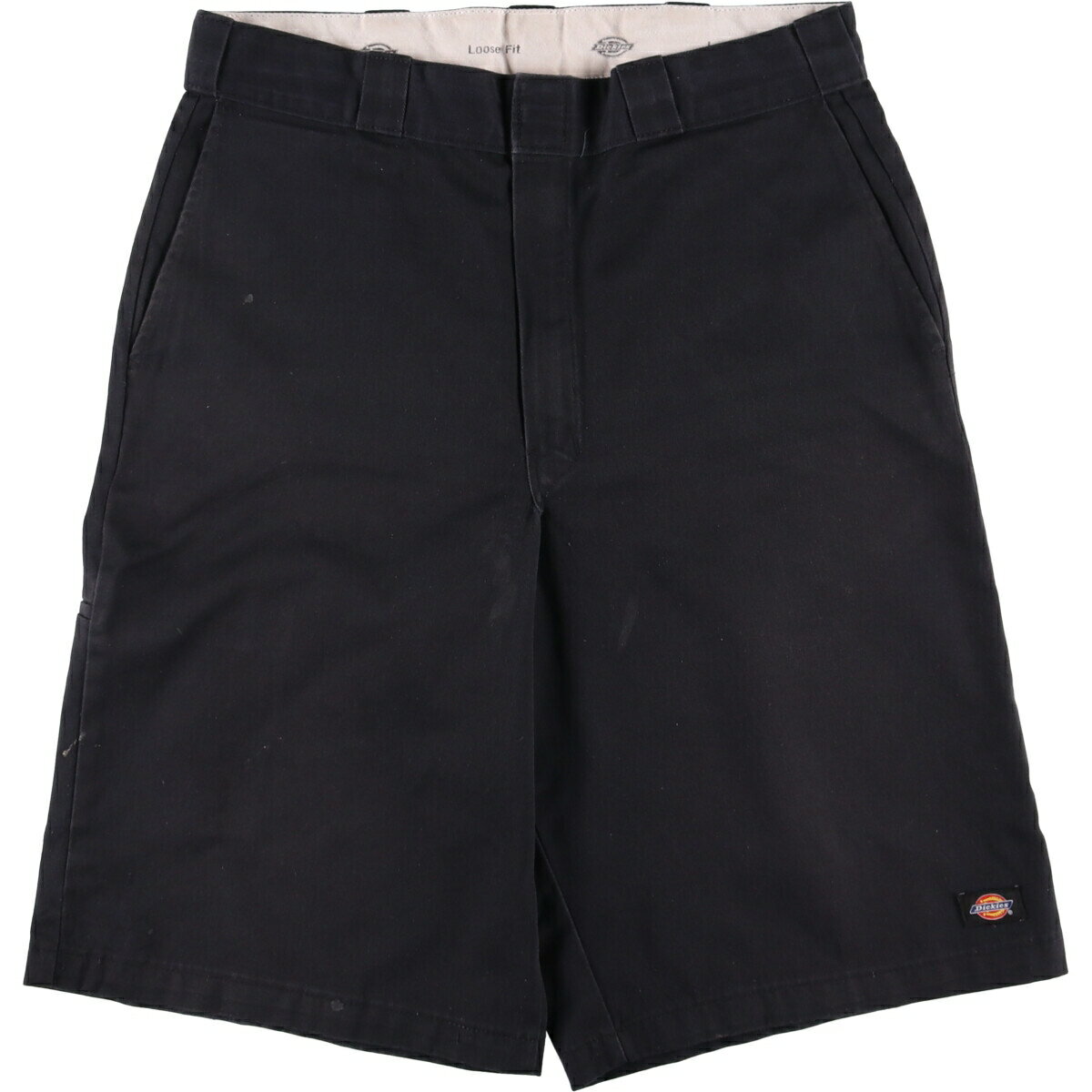 古着 ディッキーズ Dickies Loose Fit ワークショーツ ハーフパンツ メンズw34相当 /eaa560566 【中古】 【250622】 【SS2603_30】 ネイビー系 春夏秋
