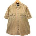 古着 カーハート Carhartt Loose Fit チェック柄 ボタンダウン 半袖 ワークシャツ メンズXL相当 /eaa560708 【中古】 【250617】(4)