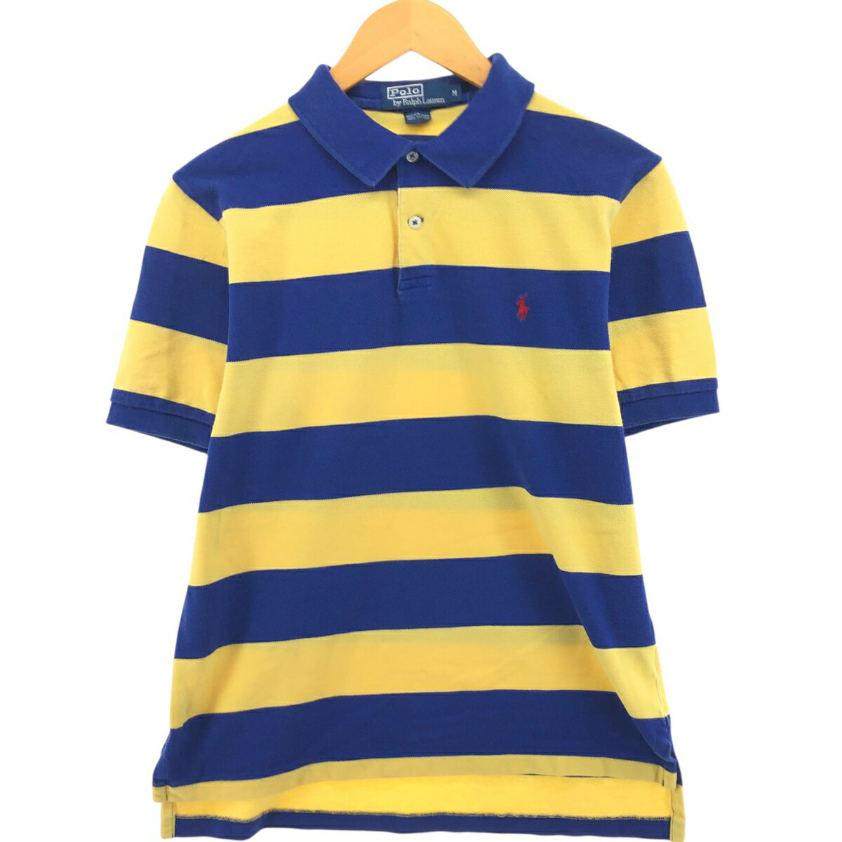Rakuten - 古着 ラルフローレン Ralph Lauren POLO by Ralph Lauren 半袖 ボーダー ポロシャツ メンズM相当 /eaa560919 【中古】 【250619】
