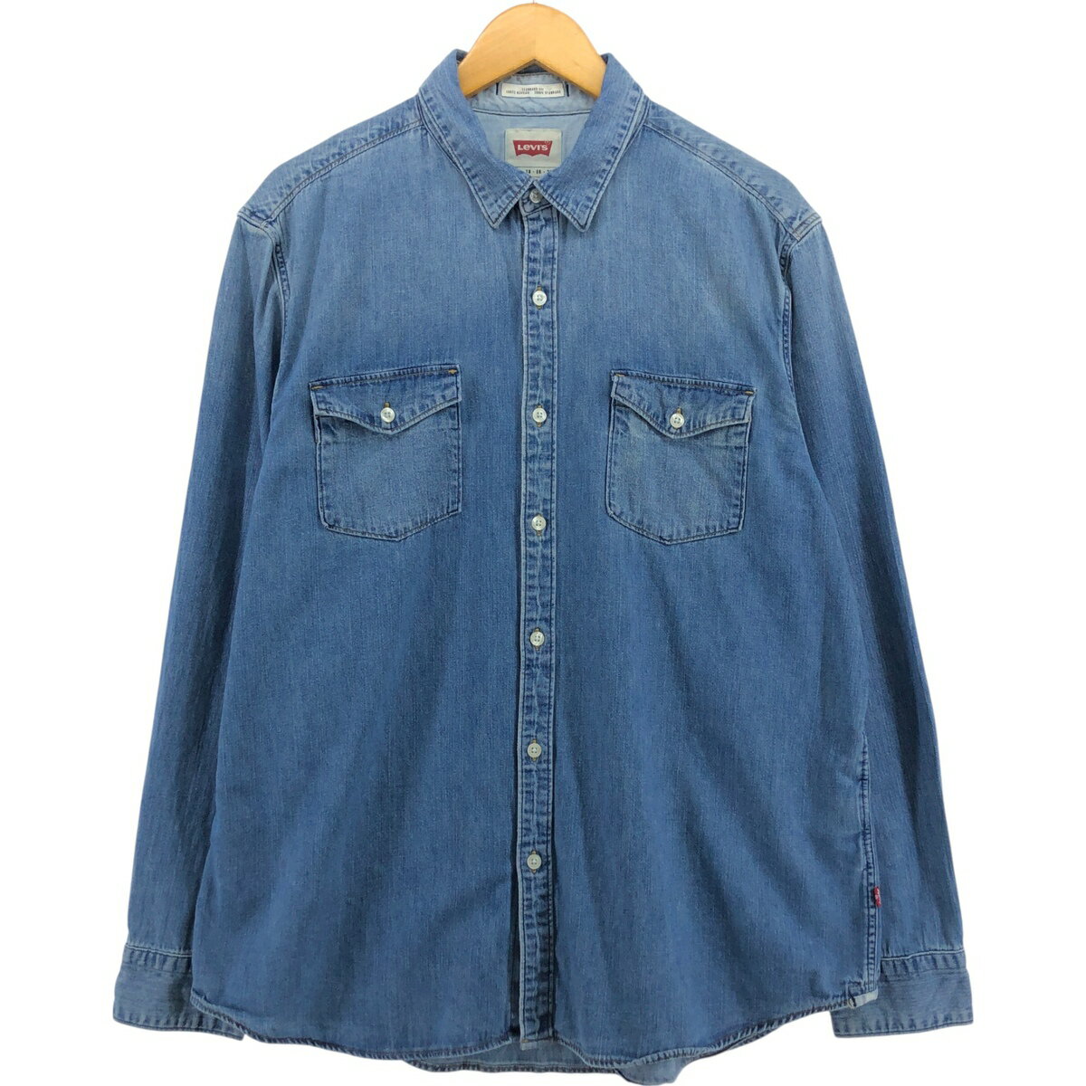 古着 リーバイス Levi's STANDARD FIT 長袖 デニムシャツ メンズXL相当 /eaa561006 【中古】 【250626】 【SS2603_30】