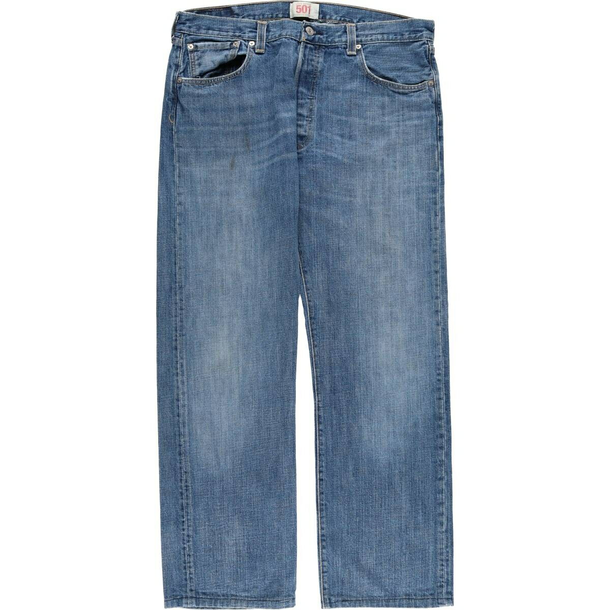 古着 リーバイス Levi's リーバイス501 STRAIGHT LEG BUTTON-FLY ストレートデニムパンツ メンズw36相当 /eaa561201 【中古】 【250705】 【SS2603_30】 ブルー系 春夏秋冬