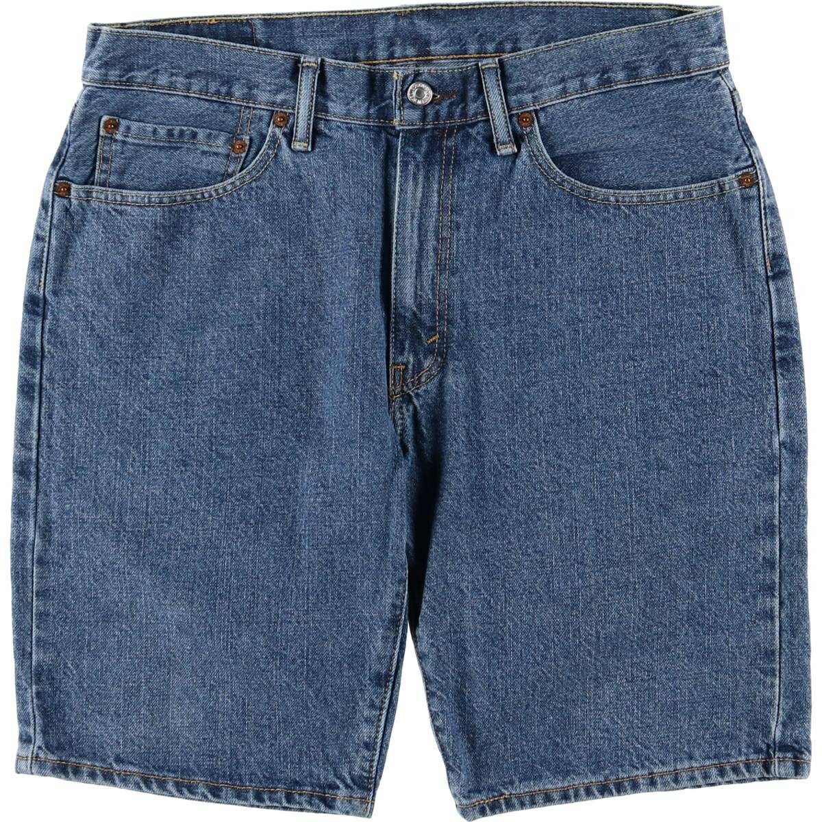 古着 リーバイス Levi's 505 デニムショーツ ハーフパンツ メンズw35相当 /eaa561239 【中古】 【250710】 【SS2603_30】 ブルー系 春夏秋