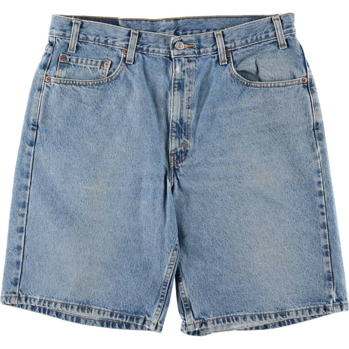 古着 00'S リーバイス Levi's 550 RELAXED FIT デニムショーツ ショートパンツ メンズw36相当 /eaa561250 【中古】 【250630】 【SS2603_30】 ブルー系 春夏秋
