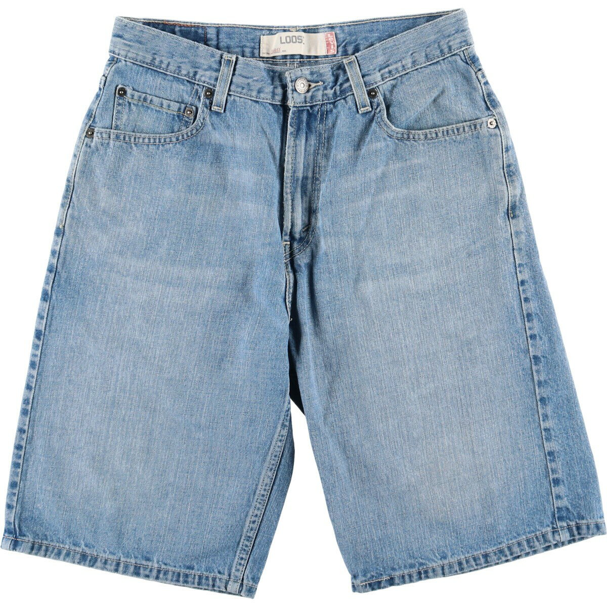 古着 リーバイス Levi's 569 LOOSE FIT デニムショーツ ハーフパンツ メンズw30相当 /eaa561272 【中古】 【250630】 【SS2603_30】 ブルー系 春夏秋