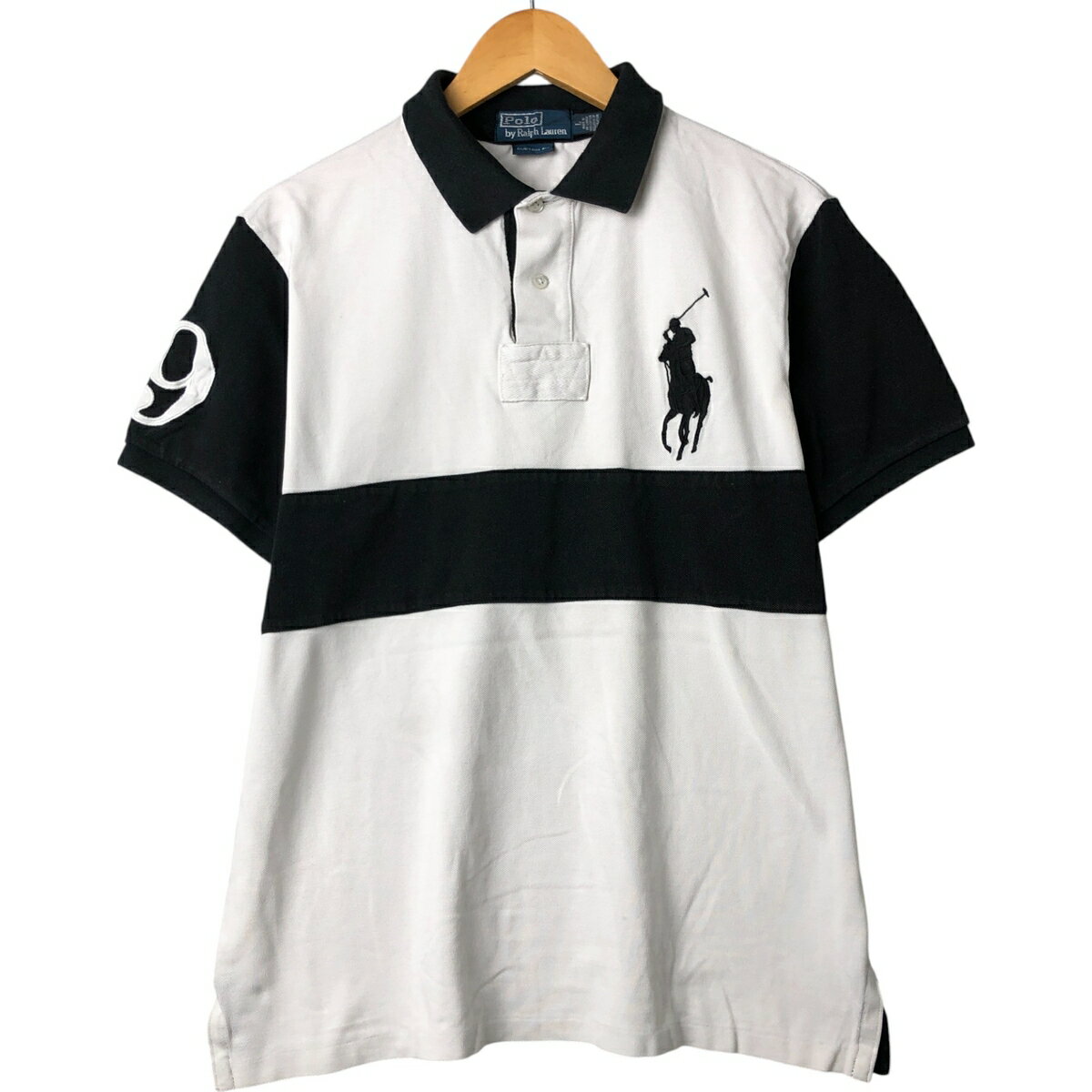 古着 ラルフローレン Ralph Lauren POLO by Ralph Lauren CUSTOM FIT ビッグポニー 半袖 ポロシャツ メンズL相当 /eaa561354 【中古】 【250629】